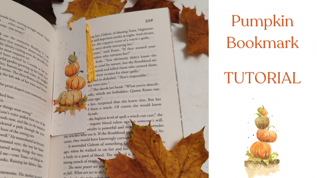 Pumpkin Bookmark Tutorial