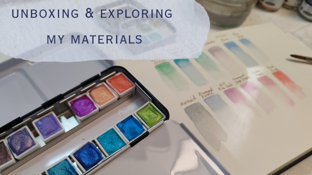 Unboxing Metallic Paints & Favourite Watercolour Supplies