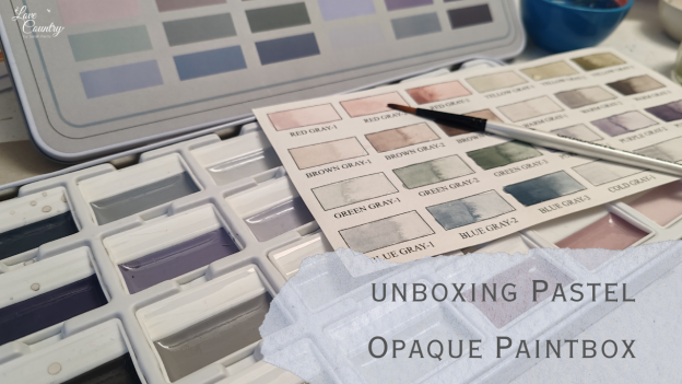 Unboxing Opaque Pastel Paints
