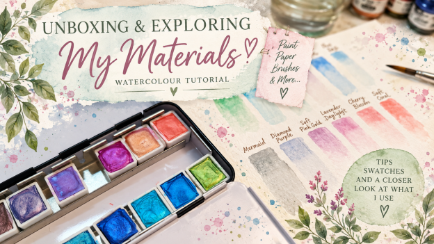 Unboxing Metallic Paints & Favourite Watercolour Supplies