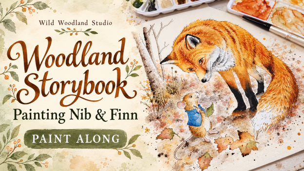Woodland Storybook Series – Paint along